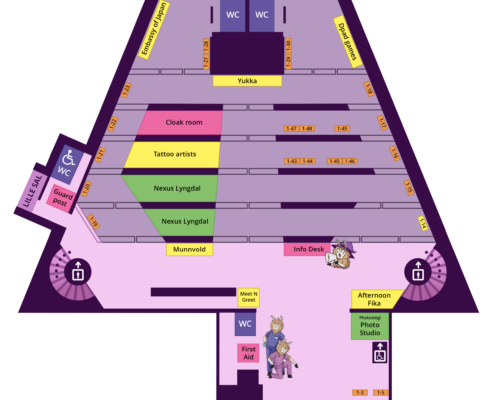 Floor 1 map - Magicon Vanguard